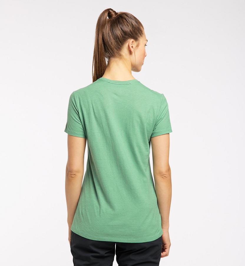 Haglöfs Womens Träd T-Shirt Green New Zealand 54629KMVJ